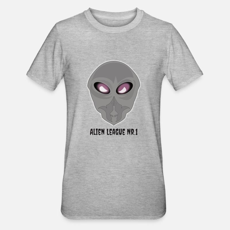 Alien Leaque No.1 - T-shirt polycoton Unisexe - gris chiné