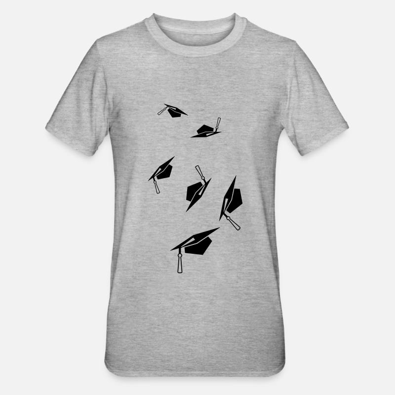 Symbole de l’élève - T-shirt polycoton Unisexe - gris chiné