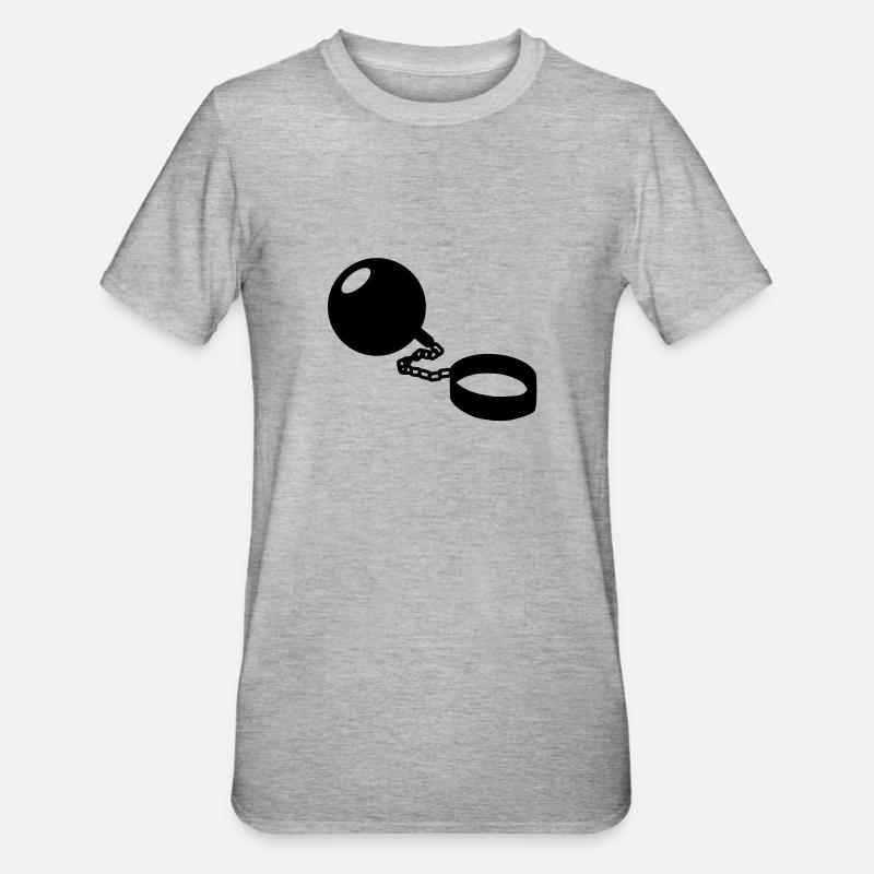 Shackle - Unisex Polycotton T-Shirt - heather grey