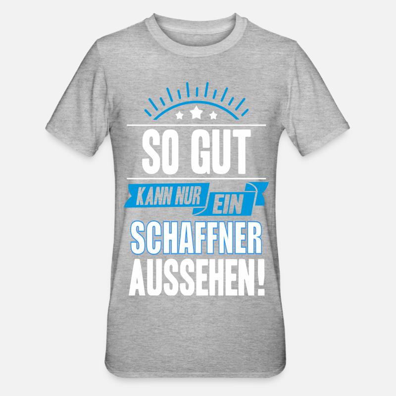 SCHAFFNER - Unisex Polycotton T-Shirt - Grau meliert