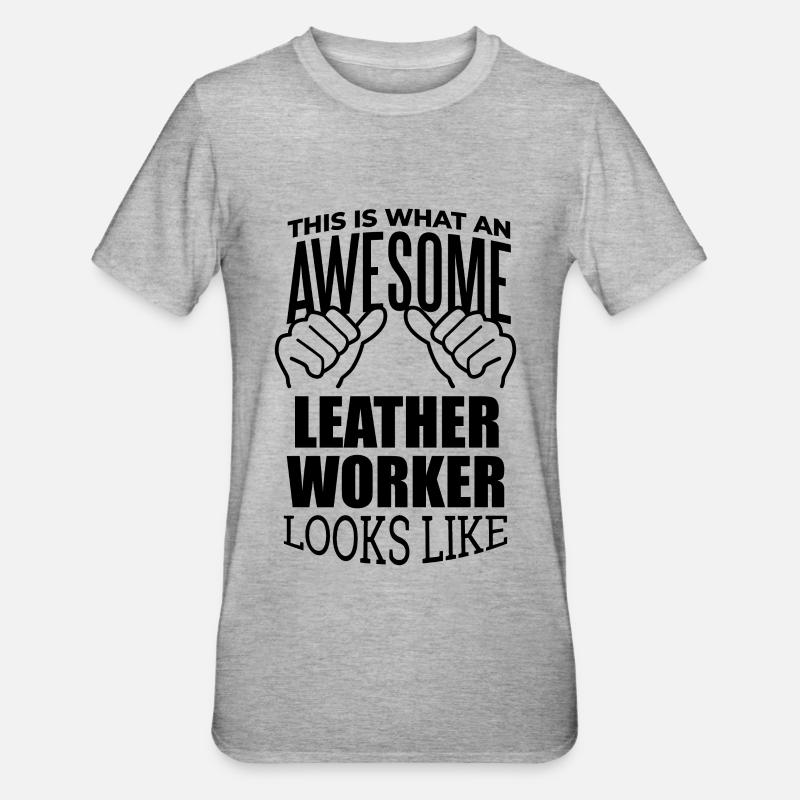 Marquier - T-shirt polycoton Unisexe - gris chiné