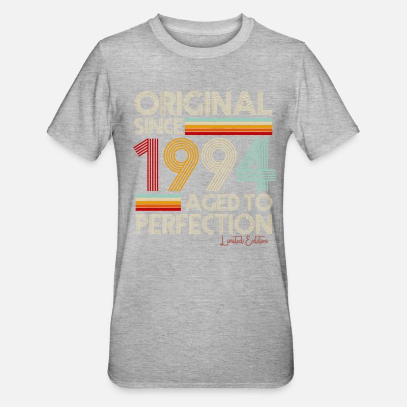 1994 - T-shirt polycoton Unisexe - gris chiné