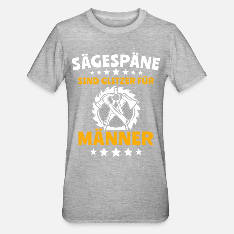 Zimmermann Zimmerer - Unisex Polycotton T-Shirt - Grau meliert