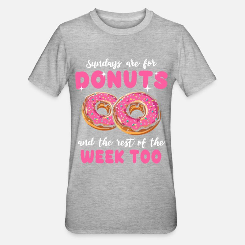 Beignets Beignets - T-shirt polycoton Unisexe - gris chiné