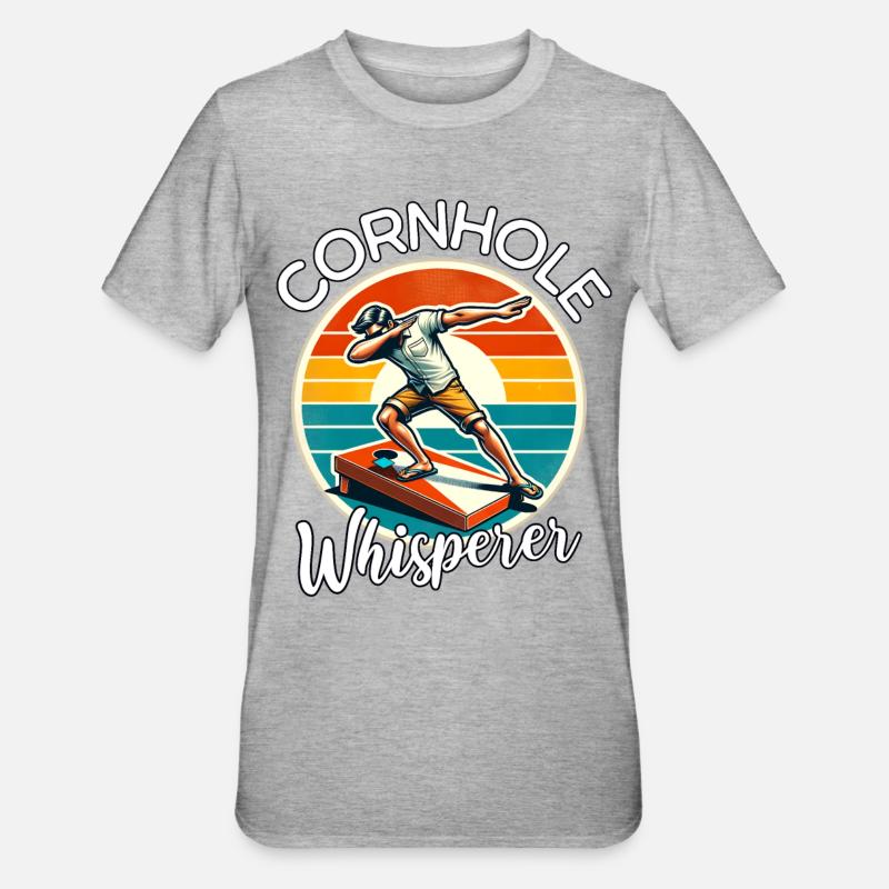 Cornhole - T-shirt polycoton Unisexe - gris chiné