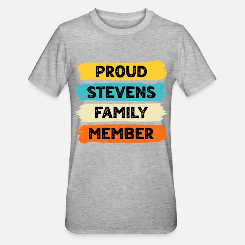 Fier Stevens - T-shirt polycoton Unisexe - gris chiné