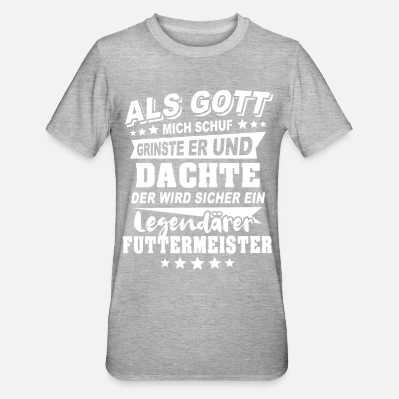 Forage Master - Unisex Polycotton T-Shirt - heather grey