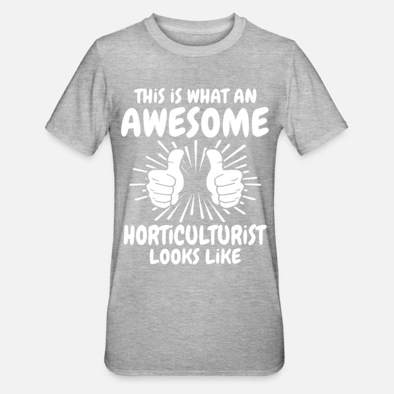 Gartenbauer - Unisex Polycotton T-Shirt - Grau meliert