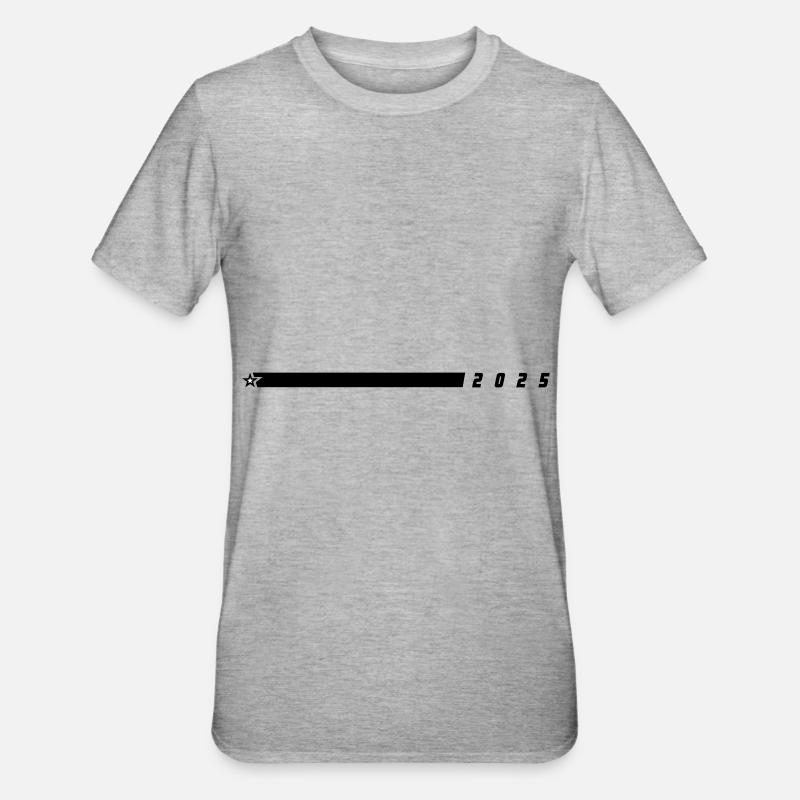 2025 Line - Unisex Polycotton T-Shirt - heather grey