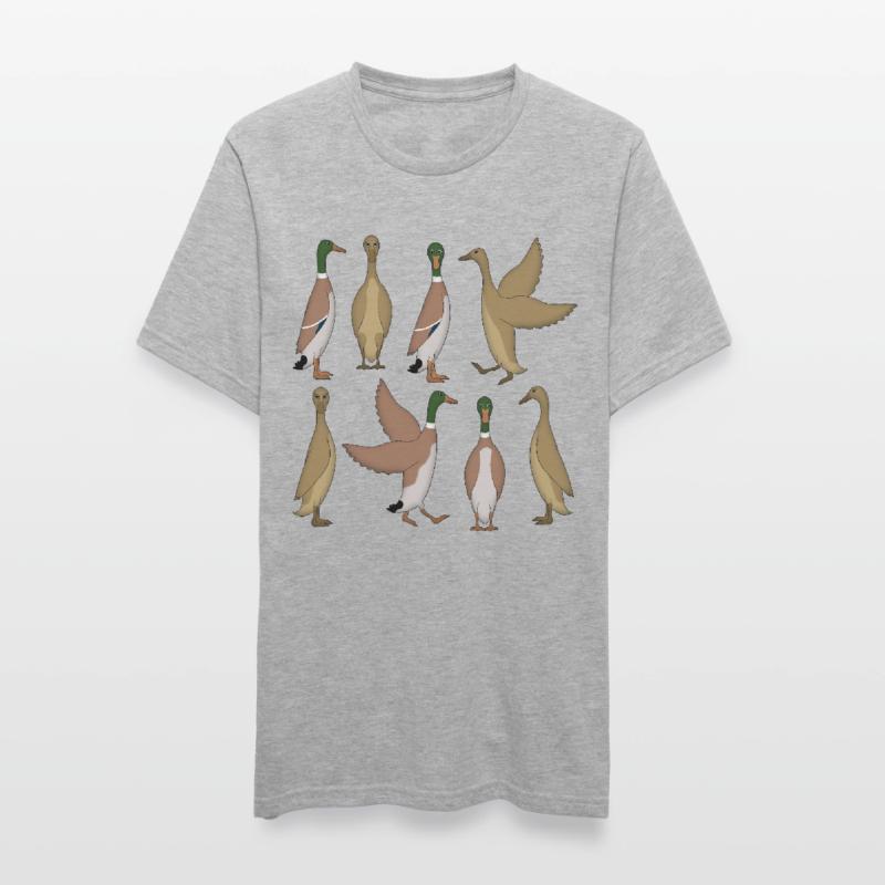 Sélection de canard en cours d’exécution T-shirt polycoton Unisexe