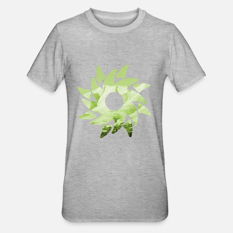Berg - Unisex Polycotton T-Shirt - Grau meliert