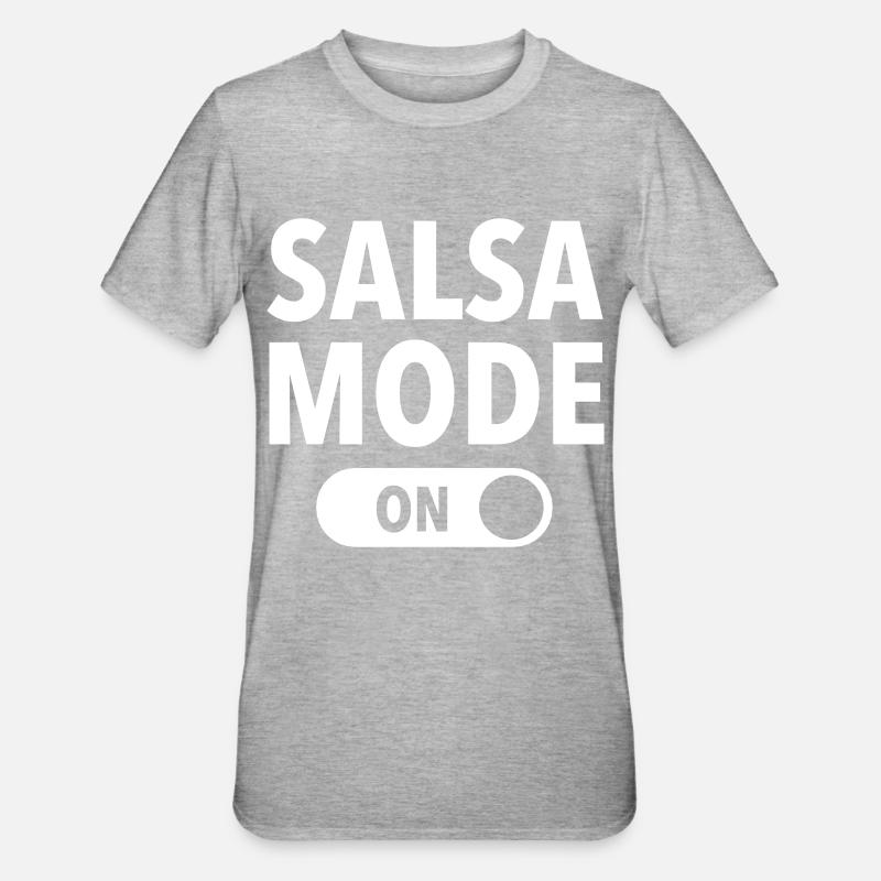 Salsa Mode (On) - T-shirt polycoton Unisexe - gris chiné