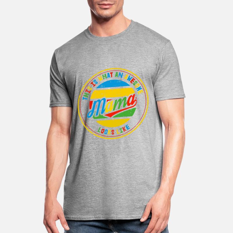 Bester Mama Muttertag Mutter Mom Retro Geschenk Unisex Polycotton T-Shirt