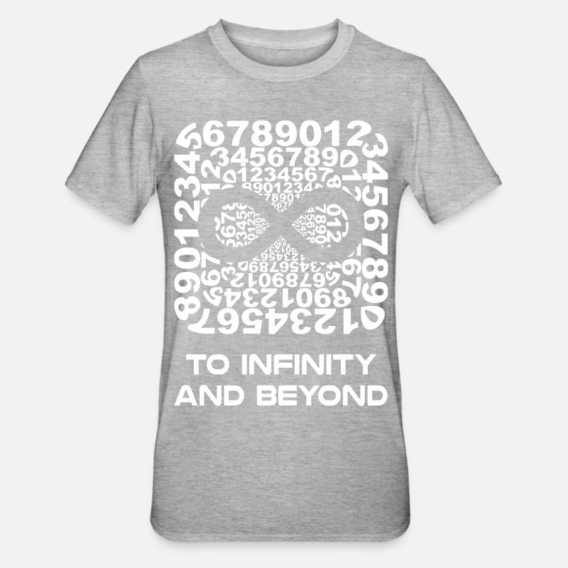 infinitybeyond wite - T-shirt polycoton Unisexe - gris chiné