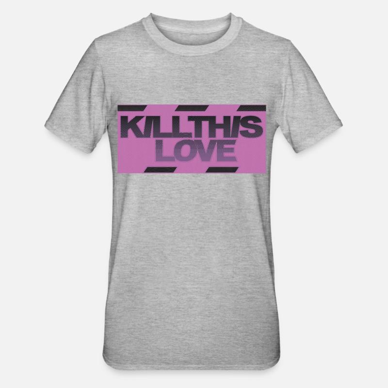 K-Pop Kill this Love - T-shirt polycoton Unisexe - gris chiné