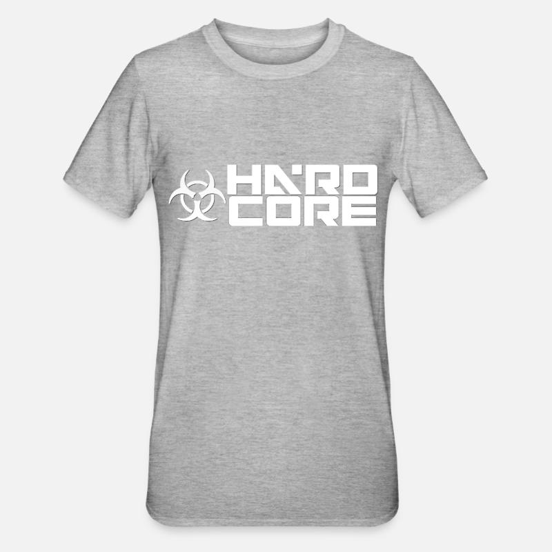 hard-core5 - T-shirt polycoton Unisexe - gris chiné