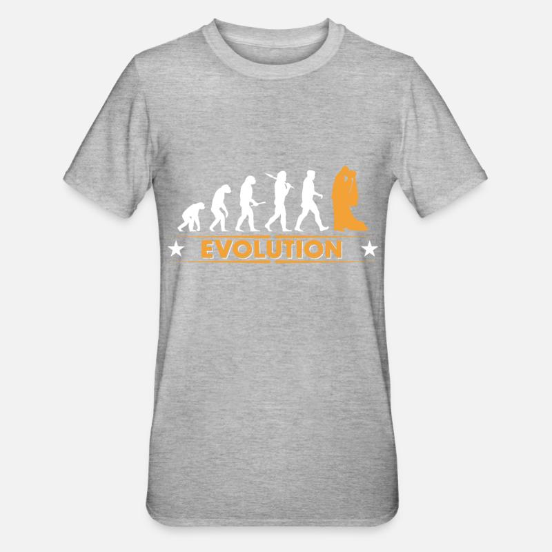 Mariage - evolution - T-shirt polycoton Unisexe - gris chiné