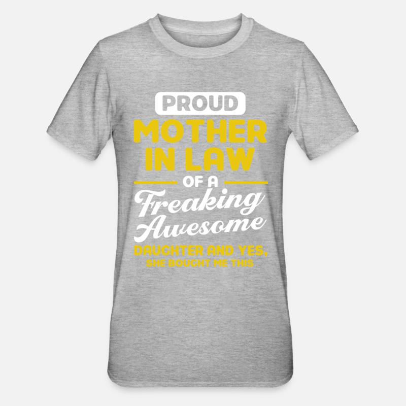 Belle-mère Belle-mère Belle-mère Belle-mère - T-shirt polycoton Unisexe - gris chiné