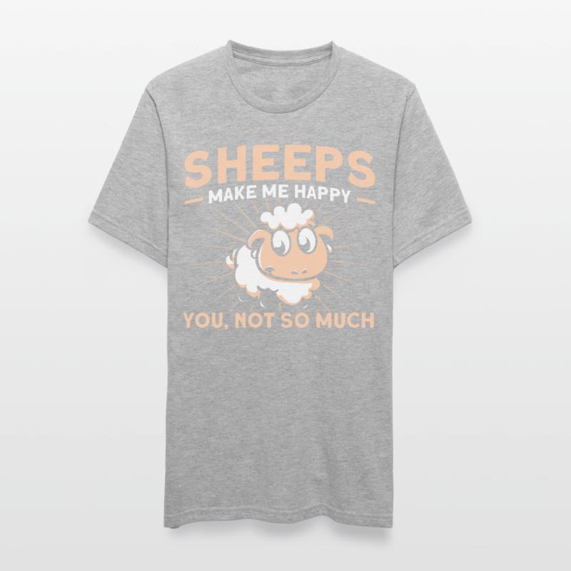 Élevage de moutons Élevage Élevage Mouton Cadeau T-shirt polycoton Unisexe