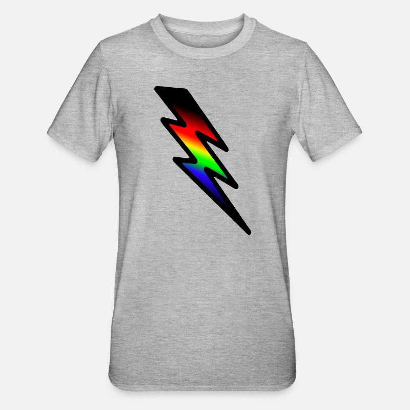 Ray Thunderbolt - Unisex Polycotton T-Shirt - heather grey