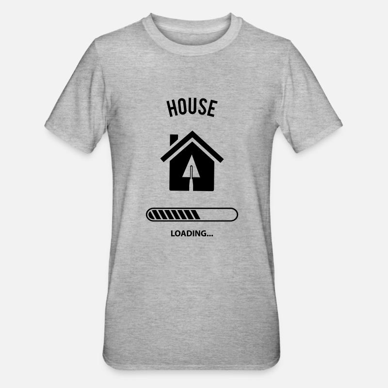 House Loading - T-shirt polycoton Unisexe - gris chiné