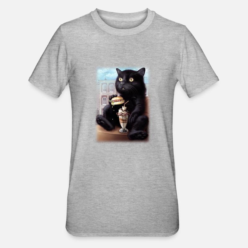 CAESAR 2019 - T-shirt polycoton Unisexe - gris chiné