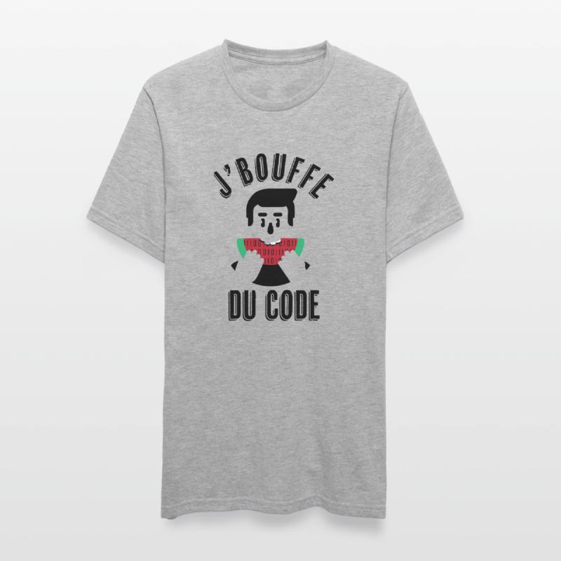 Je bouffe du code T-shirt polycoton Unisexe