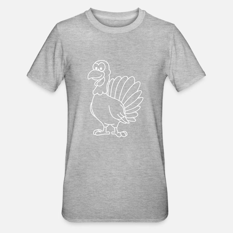 Truthan Comic Animal - T-shirt polycoton Unisexe - gris chiné