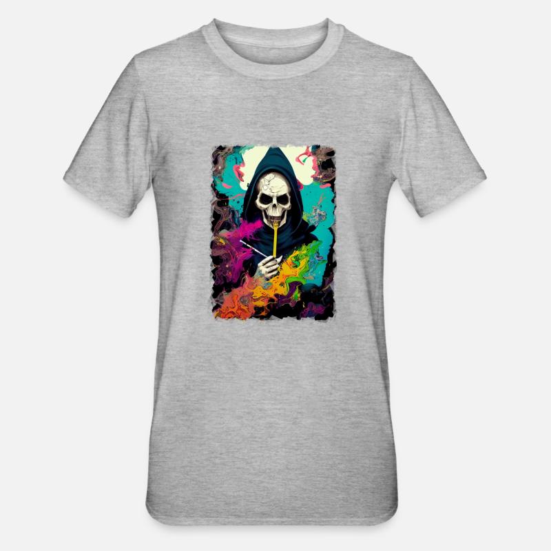 Mort en extase - T-shirt polycoton Unisexe - gris chiné