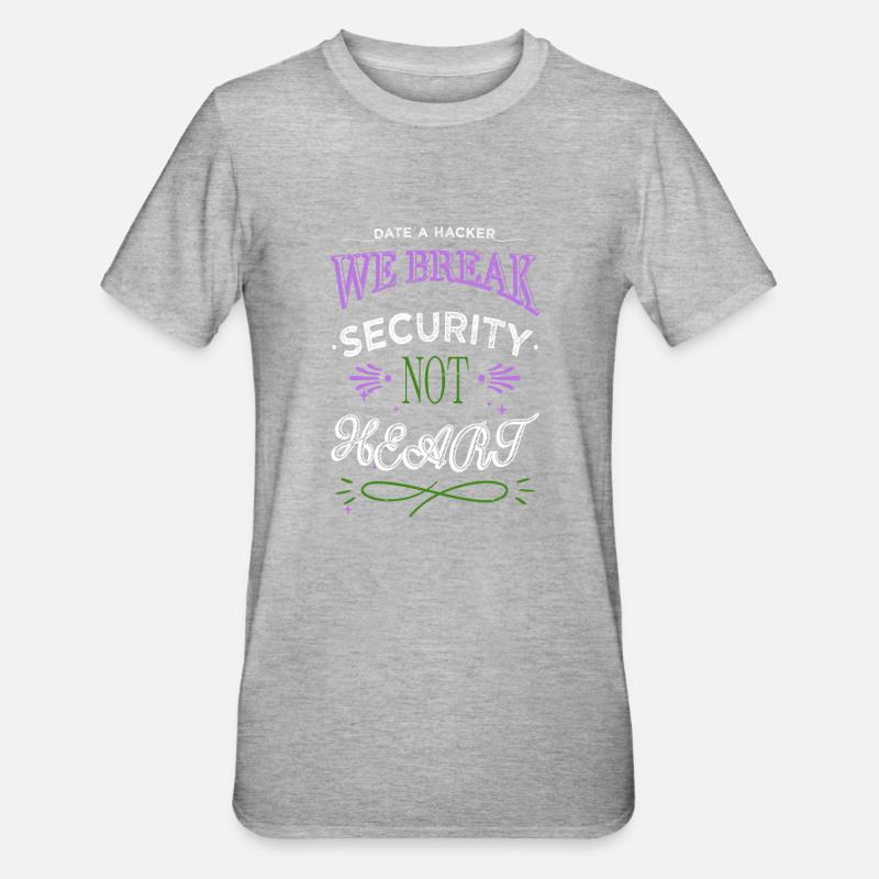 statement lumber apprentice sayings - Unisex Polycotton T-Shirt - Grau meliert