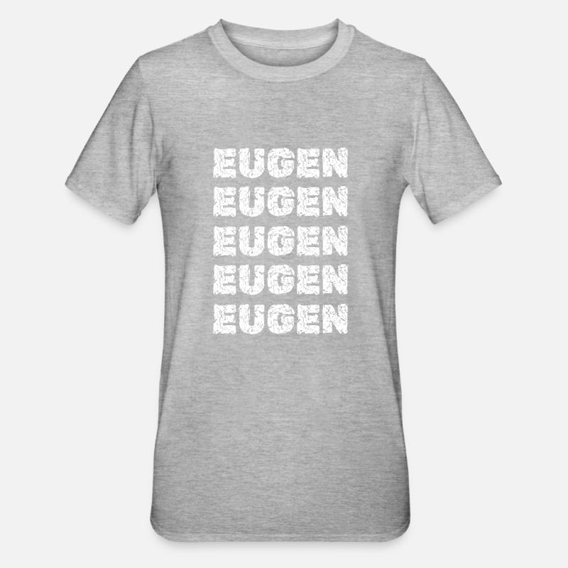Eugène - T-shirt polycoton Unisexe - gris chiné