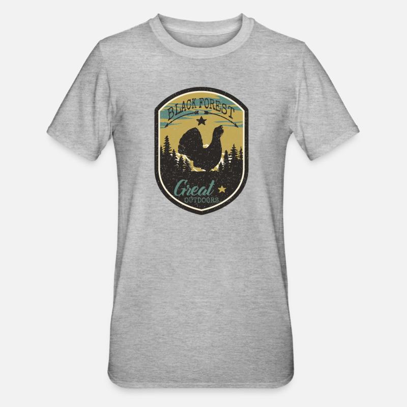 Great outdoors - Unisex Polycotton T-Shirt - heather grey