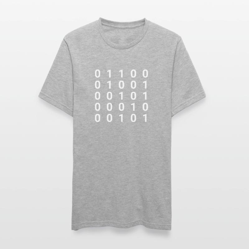 Liebe Binärcode Programmierer Informatik Geschenk Unisex Polycotton T-Shirt