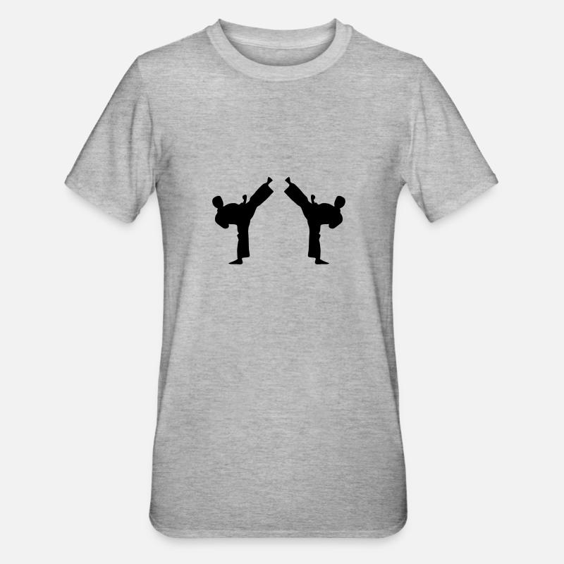 high kicks - T-shirt polycoton Unisexe - gris chiné