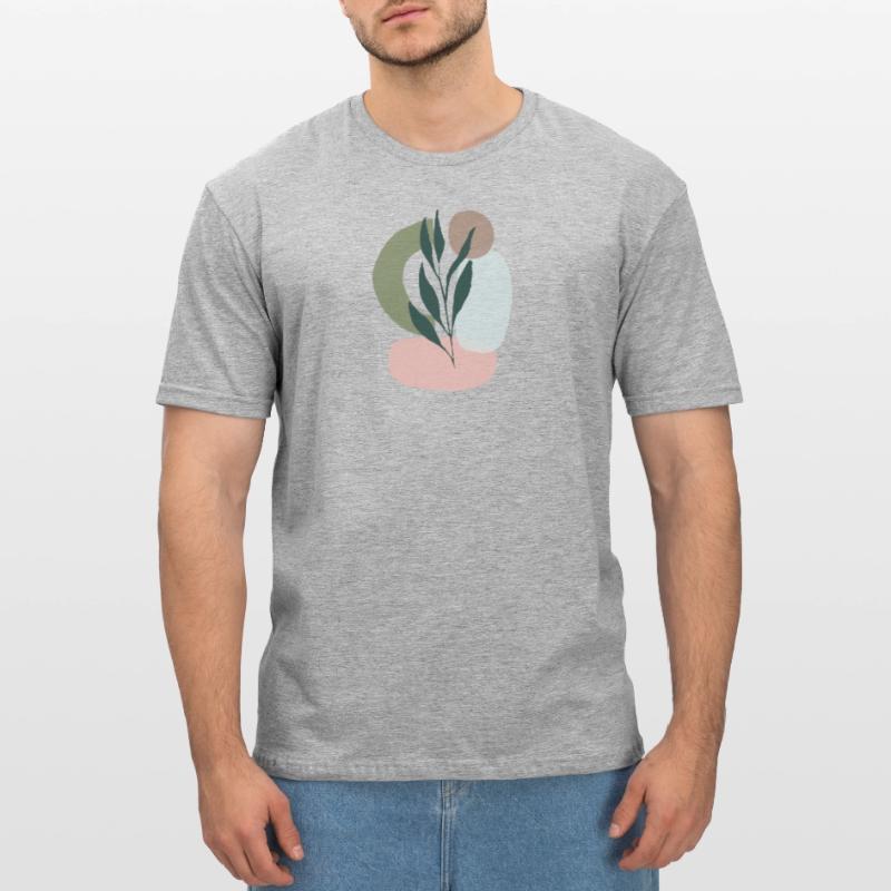 Minimalistic Boho Style Unisex Polycotton T-Shirt