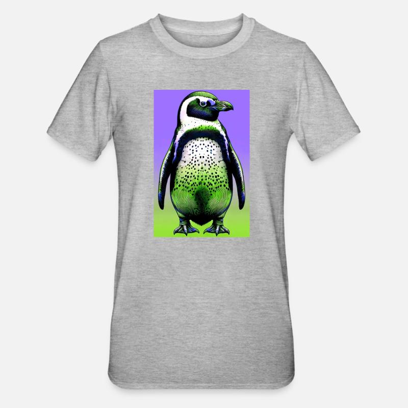 pingouin - T-shirt polycoton Unisexe - gris chiné