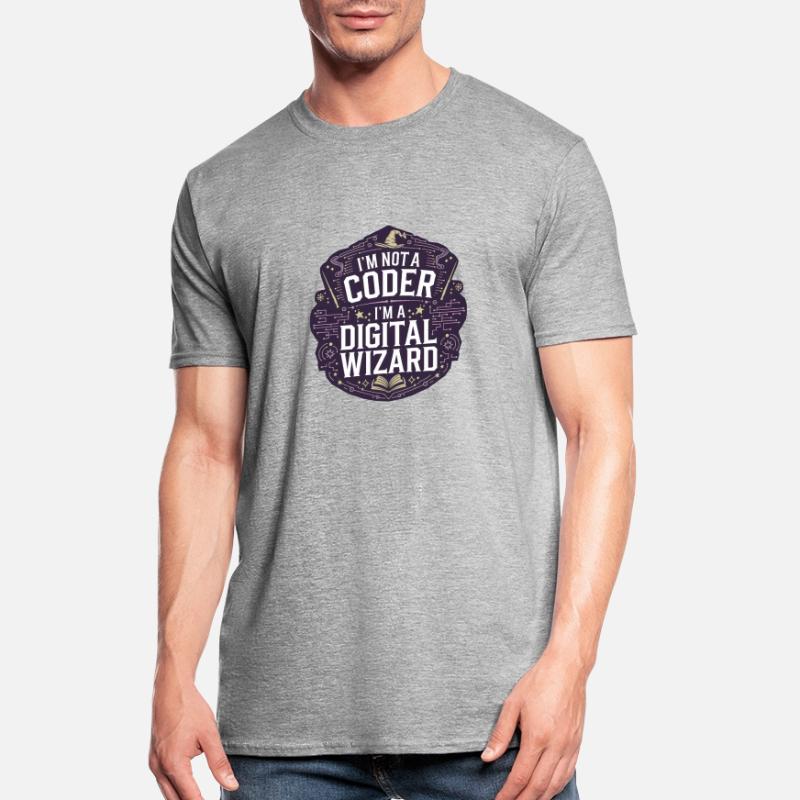 Je ne suis pas un codeur, je suis un programmeur assistant numérique T-shirt polycoton Unisexe