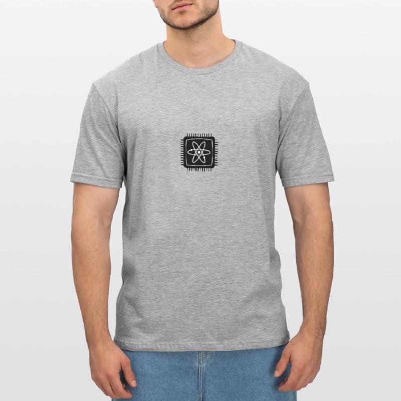 Quantum Computer Quantum Computer Physics Atom Chip Unisex Polycotton T-Shirt