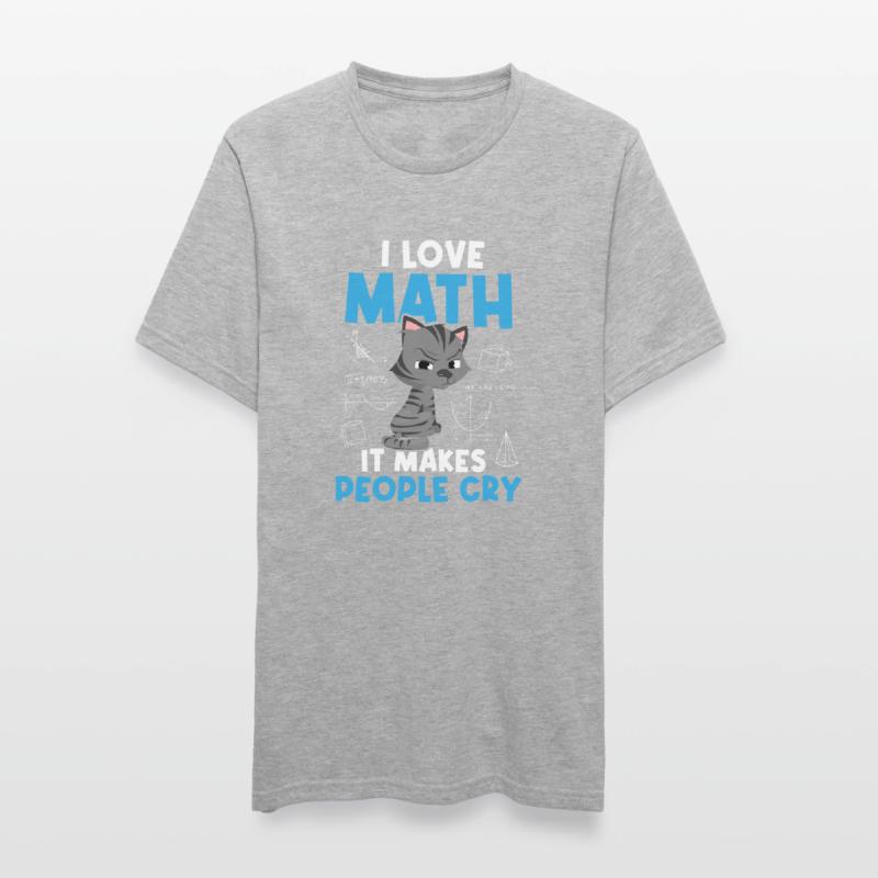 J’aime les maths Maths Maths Mathe maths T-shirt polycoton Unisexe