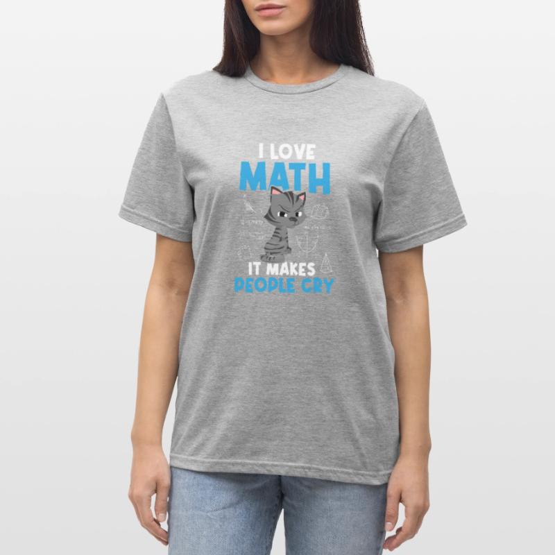 J’aime les maths Maths Maths Mathe maths T-shirt polycoton Unisexe