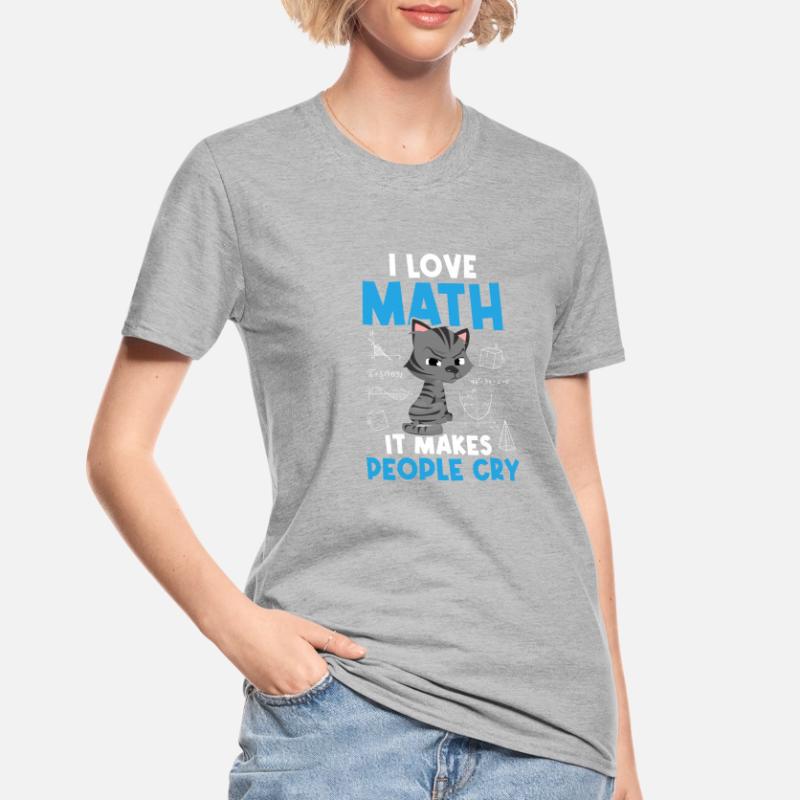 J’aime les maths Maths Maths Mathe maths T-shirt polycoton Unisexe