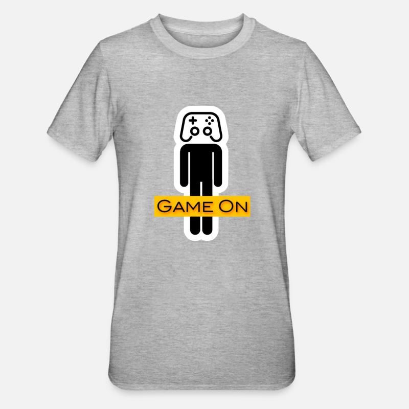 Jeu sur Warrior - T-shirt polycoton Unisexe - gris chiné