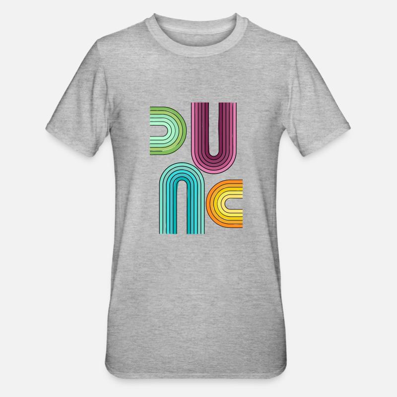 colorful pattern - Unisex Polycotton T-Shirt - heather grey