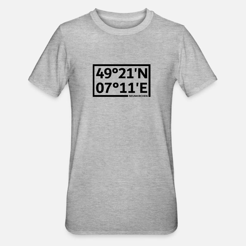 Neunkirchen coordinates - Unisex Polycotton T-Shirt - heather grey
