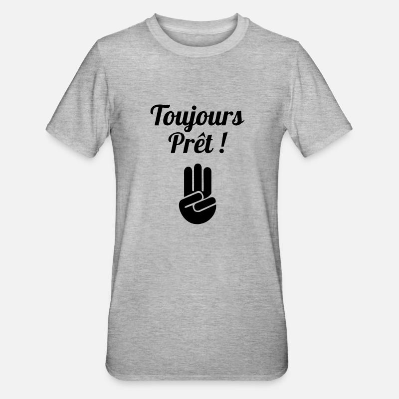 scout / scouting / scoutisme / guide - T-shirt polycoton Unisexe - gris chiné