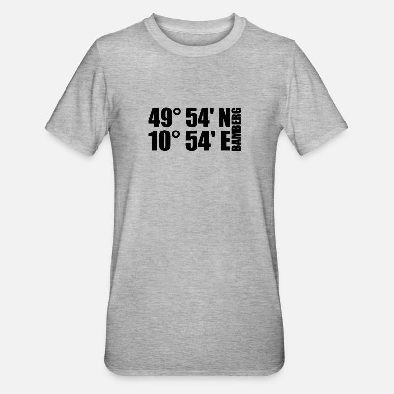 Coordonnées de Bamberg - T-shirt polycoton Unisexe - gris chiné