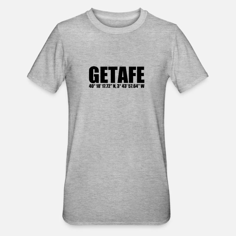 Coordonnées Getafe - T-shirt polycoton Unisexe - gris chiné