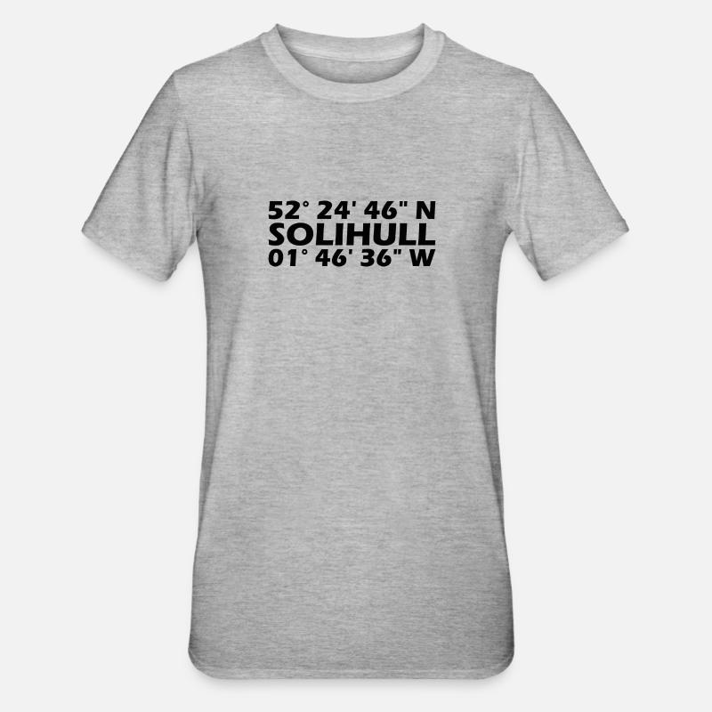 Solihull coordinates - Unisex Polycotton T-Shirt - heather grey