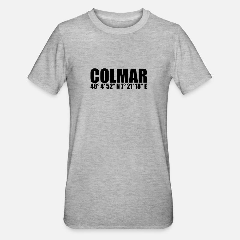 Coordonnées de Colmar - T-shirt polycoton Unisexe - gris chiné