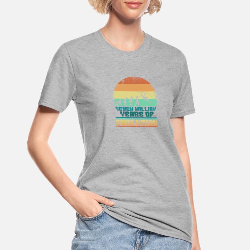Idée cadeau De Saut à la perche Evolution 005-189 T-shirt polycoton Unisexe